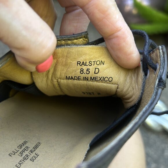 Sutro San Francisco Hand Crafted Goodyear Welts Gray Oxford Shoes Size 8.5 D - Picture 7 of 13